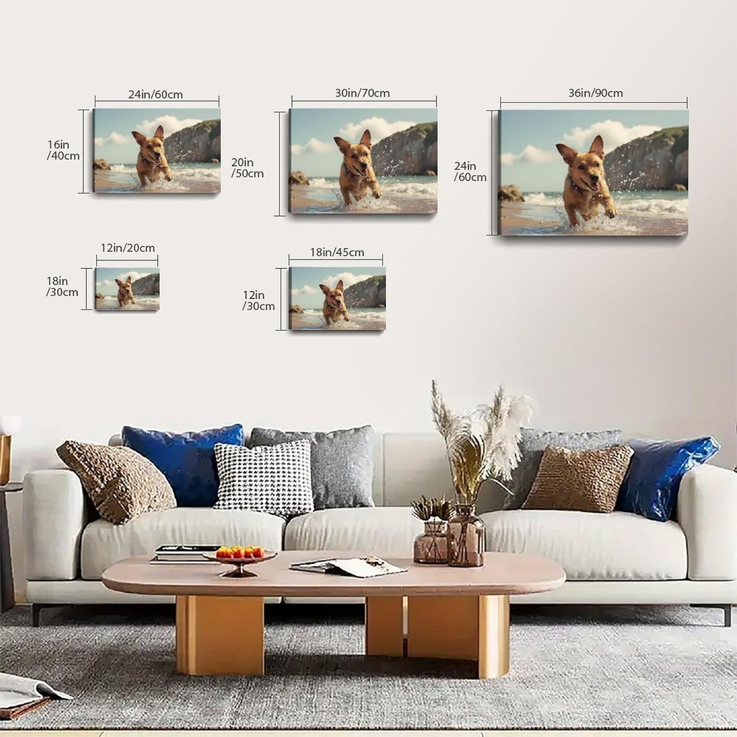 Custom Canvas Poster With Frame,Made In USA